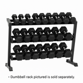 3-Tier Dumbbell Rack for Hex Dumbbells (5–50 lb) PCI-OK0015 Pure Craft Industries