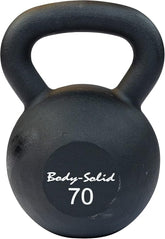 KBR70 - Iron Powder Coat Kettlebells 70 Pounds - Body-Solid Body-Solid