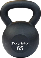 KBR65 - Iron Powder Coat Kettlebells 65 Pounds - Body-Solid Body-Solid