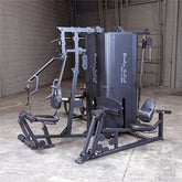 Body-Solid (S1000/3) Pro Clubline Multi-Station Four Weight Stack Commercial Gym Machine, Upper & Lower Body Strength Training Functional Workout Stations for Weights Lifting and Bodybuilding, 310 lb Body-Solid