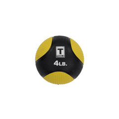 4LB YELLOW, BLACK MED BALL