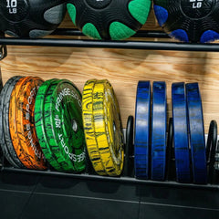 Bumper Plate Toaster Storage