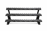 3 Tier 15 Pair Commercial Dumbbell Rack | Heavy-Duty Gym Rack Pure Craft Industries