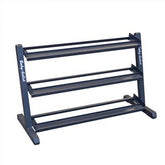 3 Tier Horizontal 48" Dumbell Rack - BLACK Body-Solid