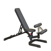 GFID71B - Flat/Incline/Decline Bench, 2"x3", GFID71 - BLACK Body-Solid