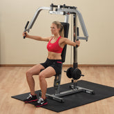 Body-Solid (GPM65B) Dual Function PEC Machine - Plate Loaded, Adjustable Chest, Back & Shoulder Workout Equipment Body-Solid