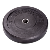 45LB BLACK BUMPER PLATES 17.375 ", Full Commercial Made is USA Body-Solid