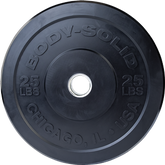 BLACK 15LB CHICAGO EXTREME BUMPER, 17.72", FULL COMMERCIAL, 1 YEAR WARRANTY Body-Solid