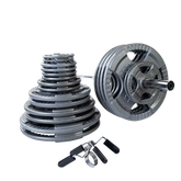 500 LB Cast Grip Oly Set, Chrome Bar Body-Solid