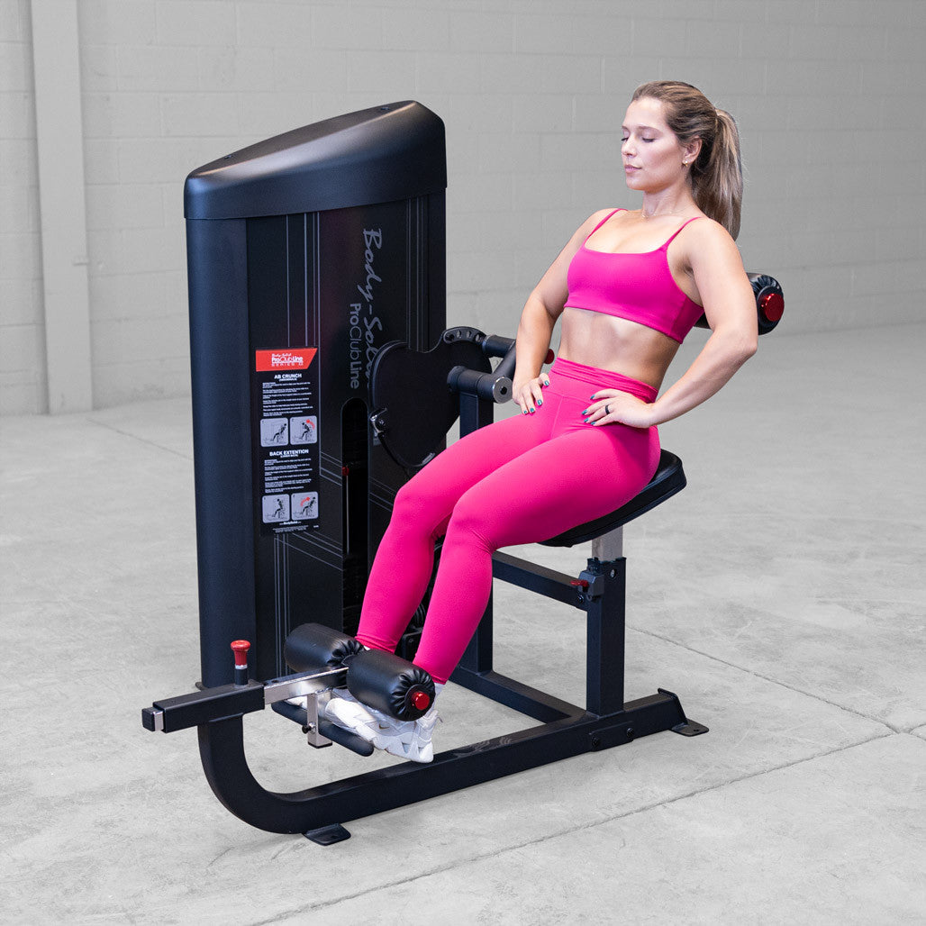 Body-Solid S2ABB-1 Pro Clubline Series II Ab and Back Machine with 160 Lb. Weight Stack for Home and Commercial Gym