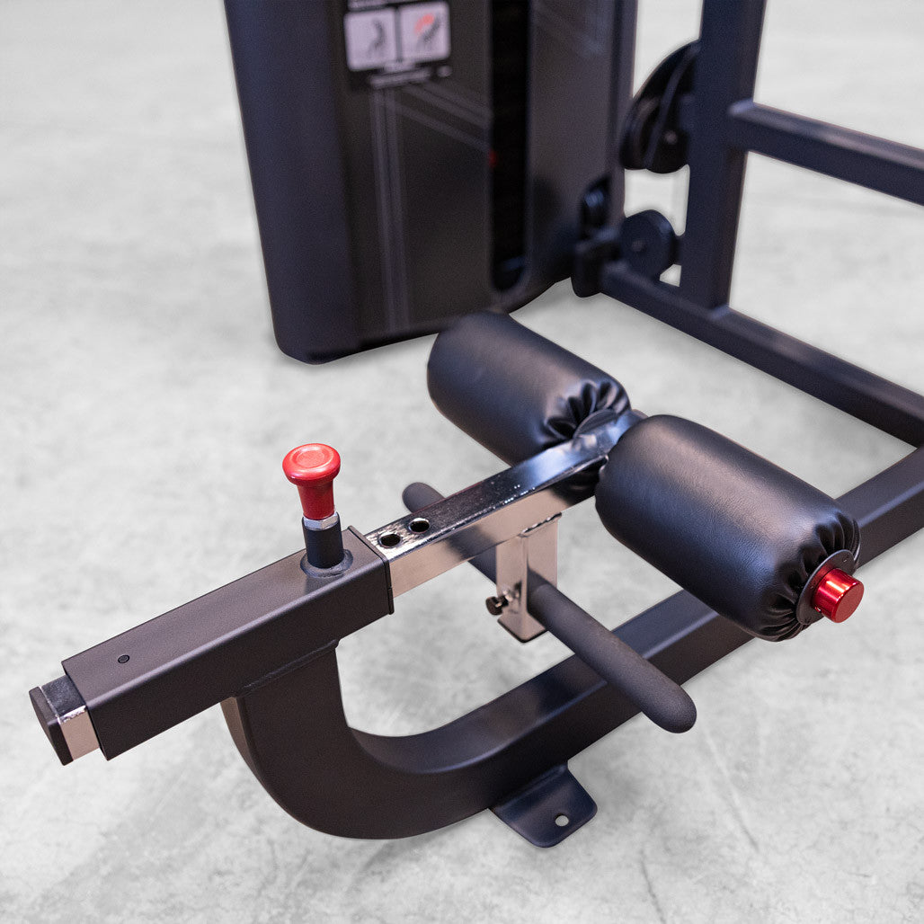 Body-Solid Pro Clubline Bicep Preacher Curl Machine for Home and Commercial Gym with Multi Grip Revolving Handle Bar, Strength Training Equipment for Upper Body with 235lb Weights Stack