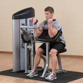 Body-Solid (S2AC-2) Pro Clubline Bicep Preacher Curl Machine for Home and Commercial Gym with Multi Grip Revolving Handle Bar, Strength Training Equipment for Upper Body with 235lb Weights Stack Body-Solid