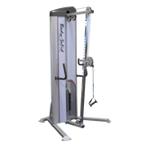 Body-Solid (S2CC-3) Pro Clubline Cable Crossover Column Machine with 310Lb. Weight Stack for Fitness Workouts, Adjustable Single Pulley Cable Workout Machines For Strength Training Body-Solid