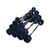 SBB20 - Rubber Coated Fixed Straight Barbell, 20lb Body-Solid