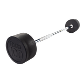 SBB100 - Rubber Coated Fixed Straight Barbell, 100lb Body-Solid
