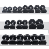 SDPS550 - Rubber Round Dumbell 5-50lb pairs Body-Solid
