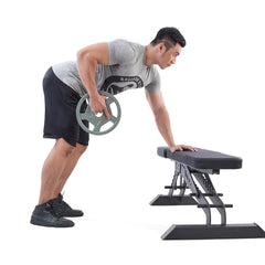 Gray Mighty Grip Olympic Weight Plates