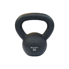 KBR20 - Iron Powder Coat Kettlebells 20 Pounds - Body-Solid