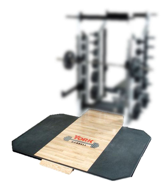 York solid red oak lifting platform with inset