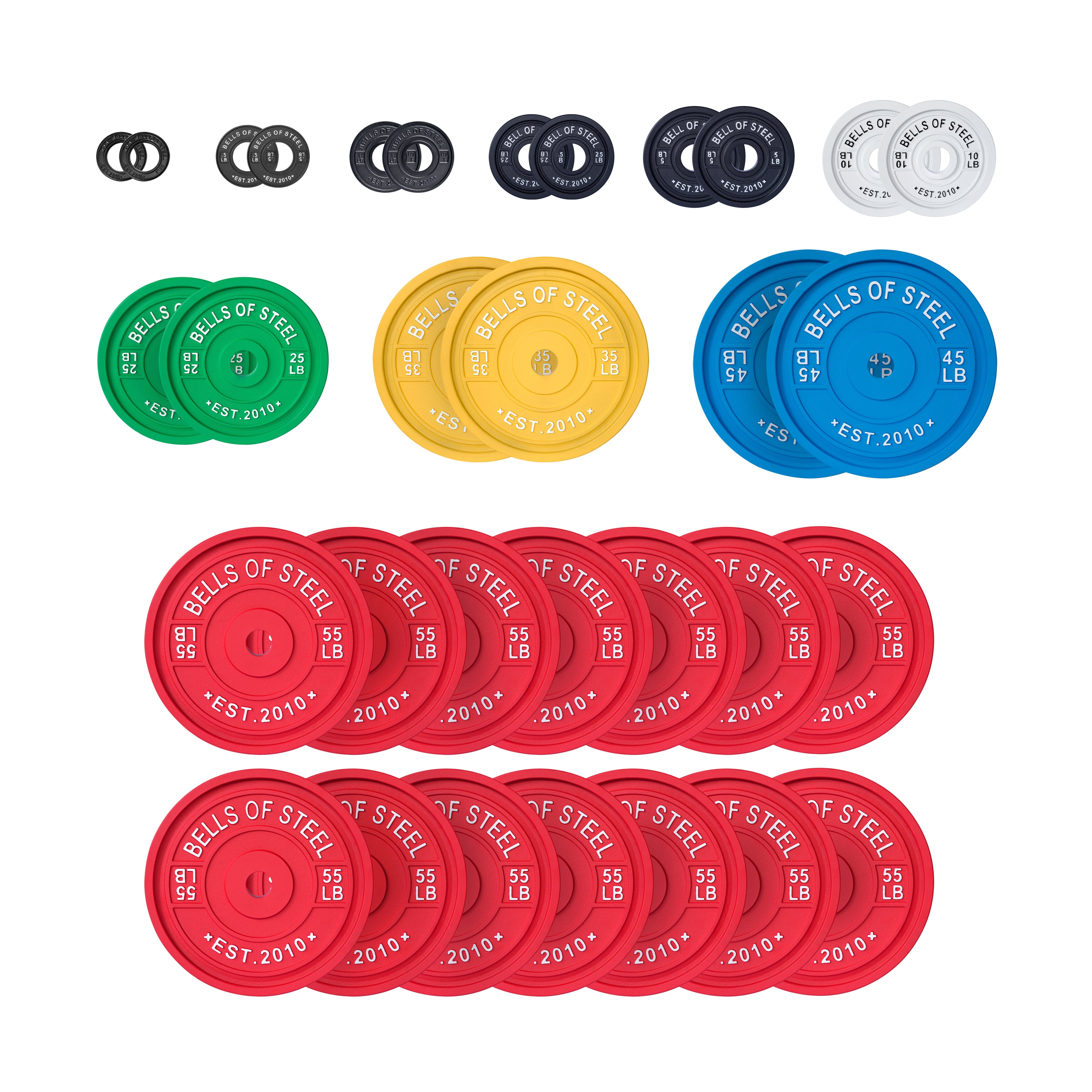 Calibrated Powerlifting Plates - LB Sets