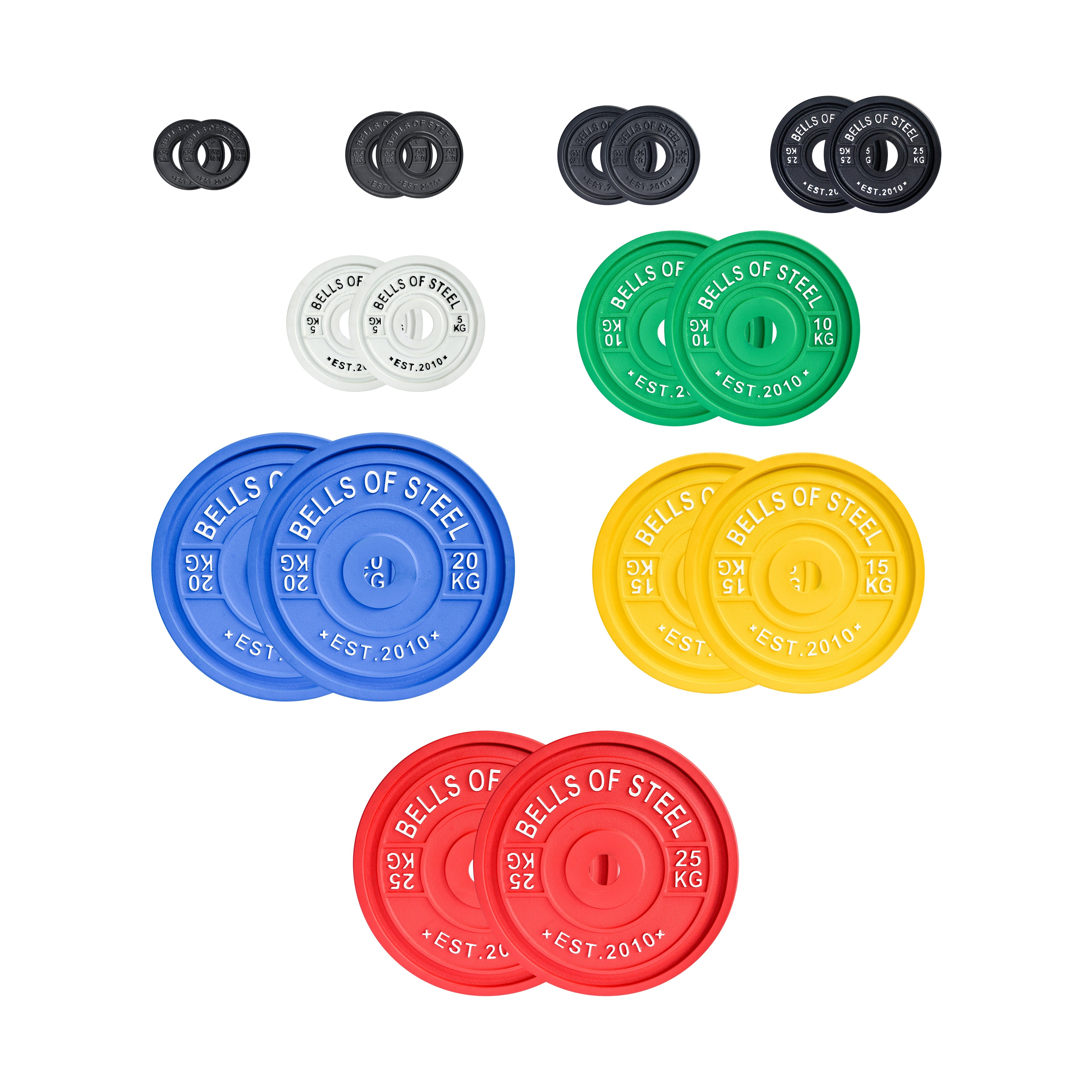 Calibrated Powerlifting Plates - KG Sets