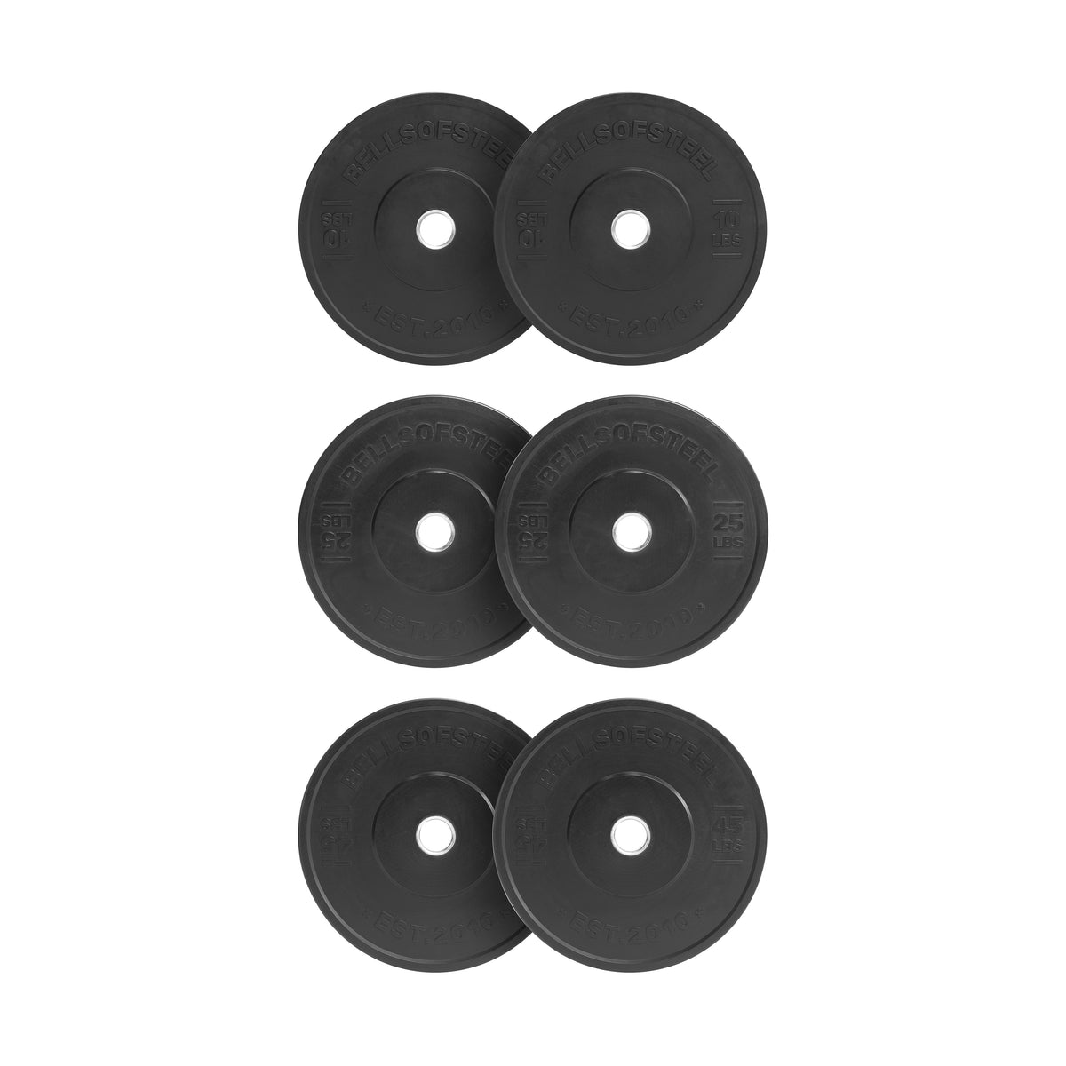 All-Black Bumper Plate Sets