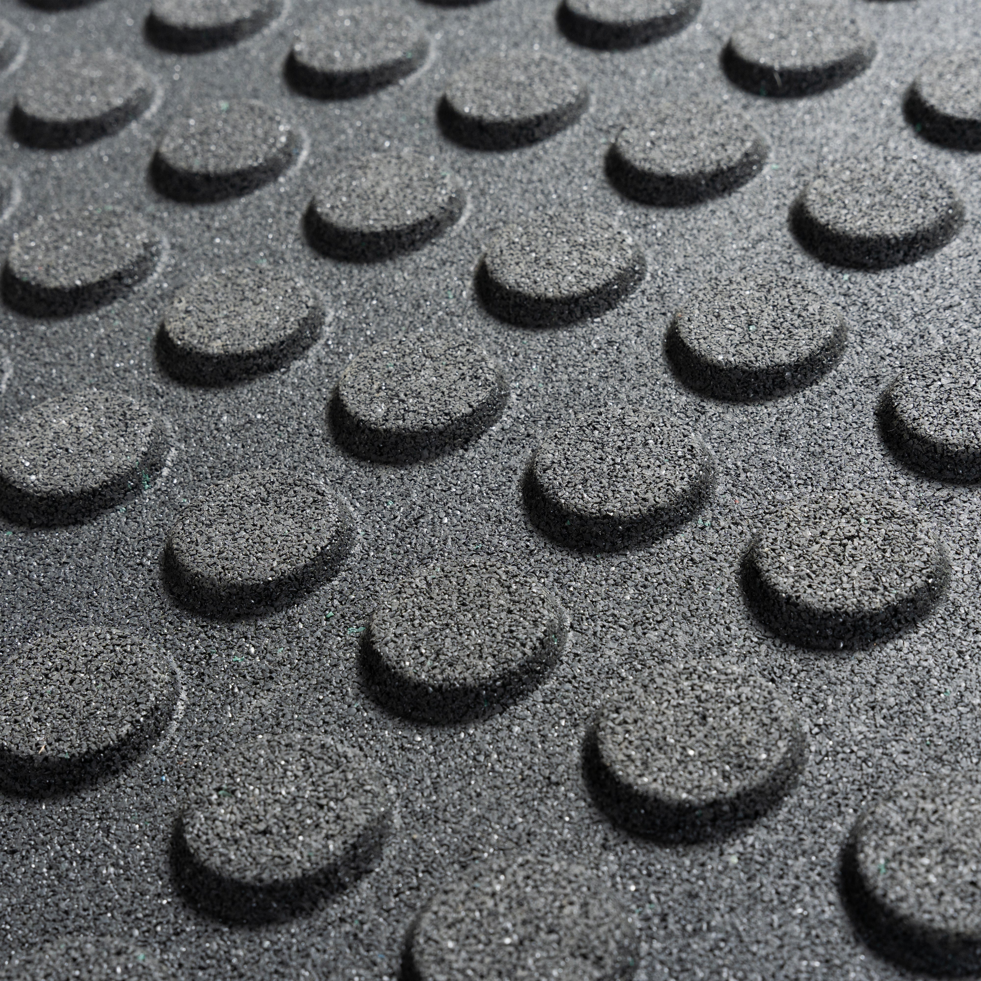 Rubber Flooring Gym Mat 24" x 24" (Set of 2)