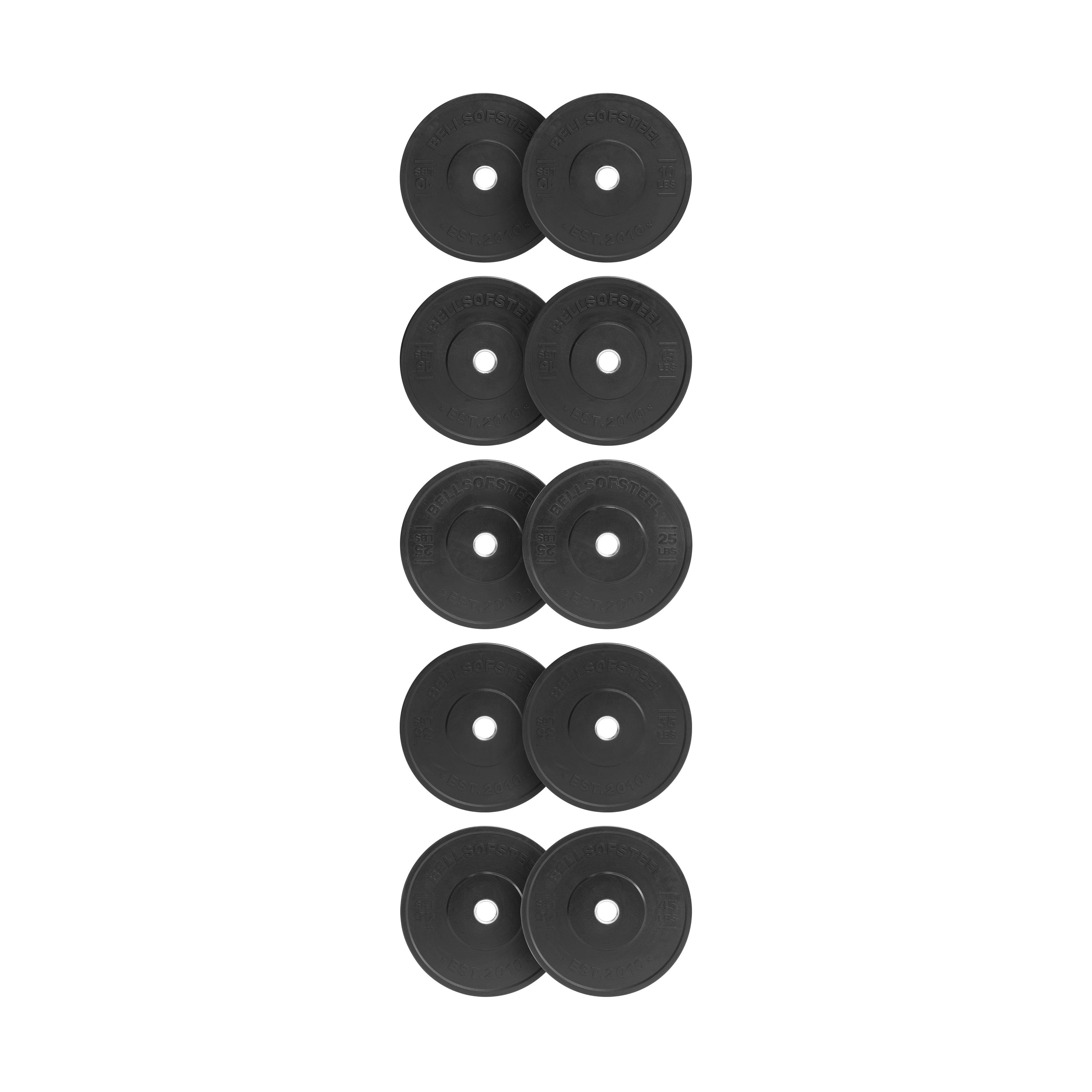 All-Black Bumper Plate Sets