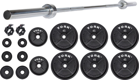 2" Cast Iron Olympic Weight Plate Set (400lb)