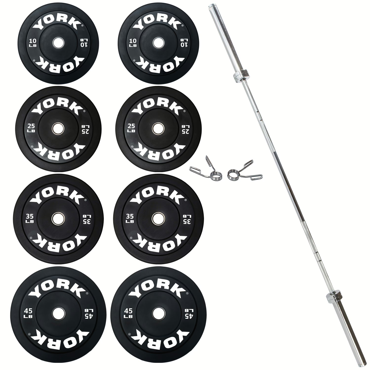 Rubber Training Bumper Plate Set