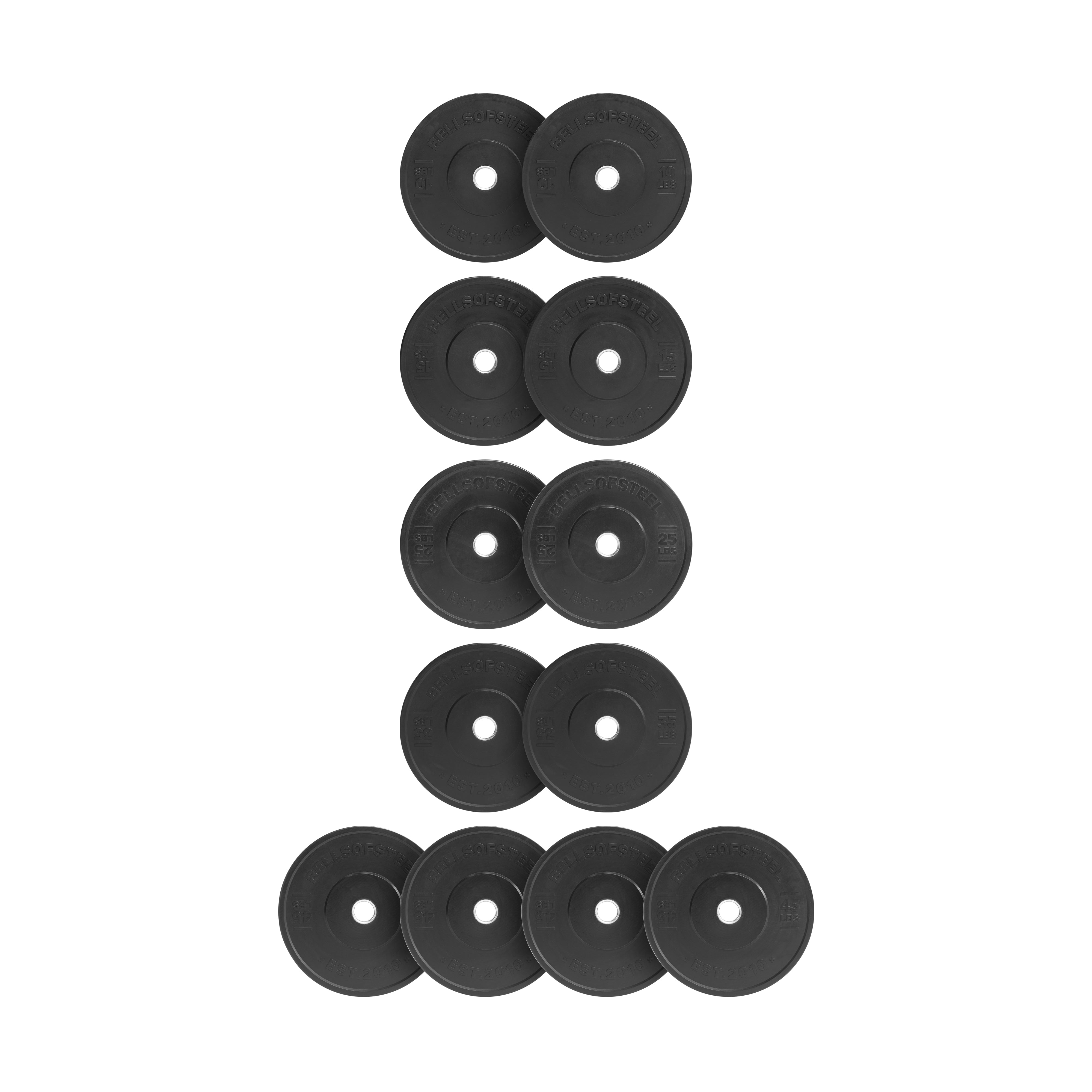 All-Black Bumper Plate Sets