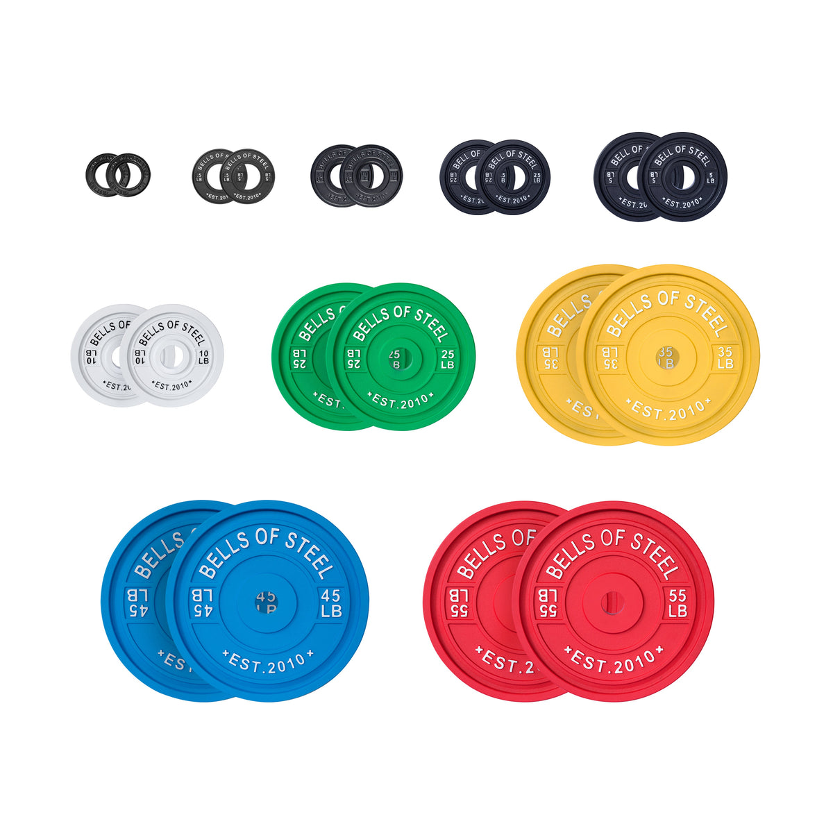 Calibrated Powerlifting Plates - LB Sets
