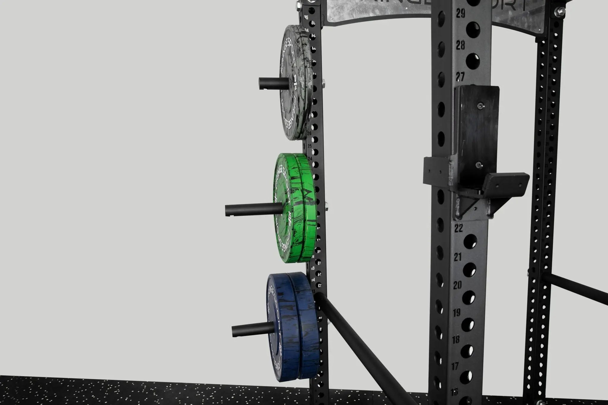 3x3 Bumper Plate Weight Storage Pegs Fringe Sport