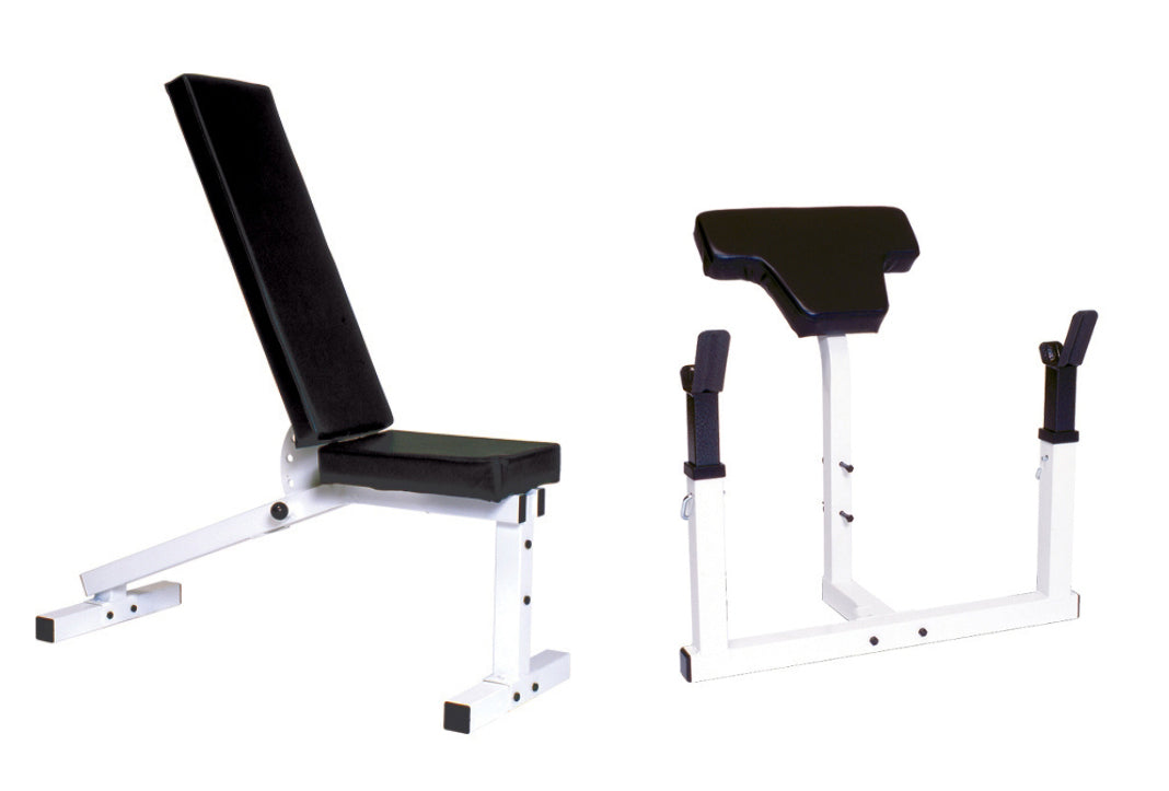 Pro Series 210 With 206ID Bench plus 201 Arm Curl Attachment