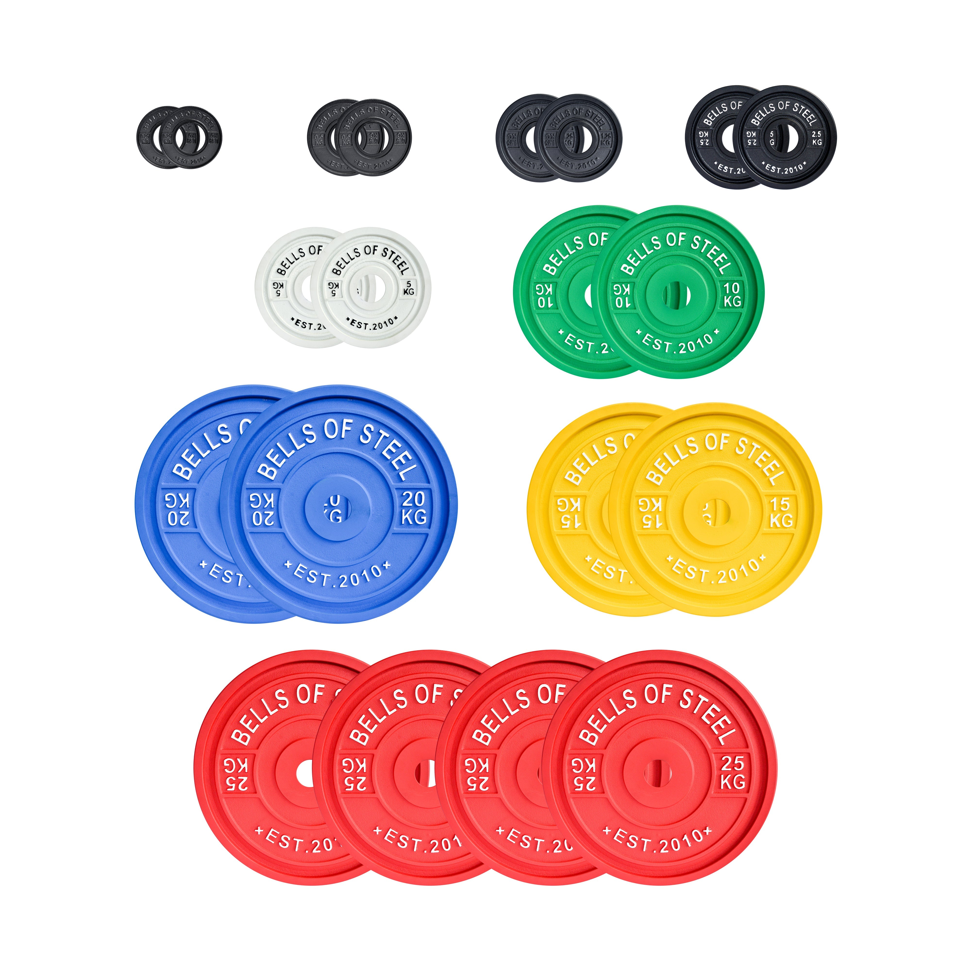 Calibrated Powerlifting Plates - KG Sets
