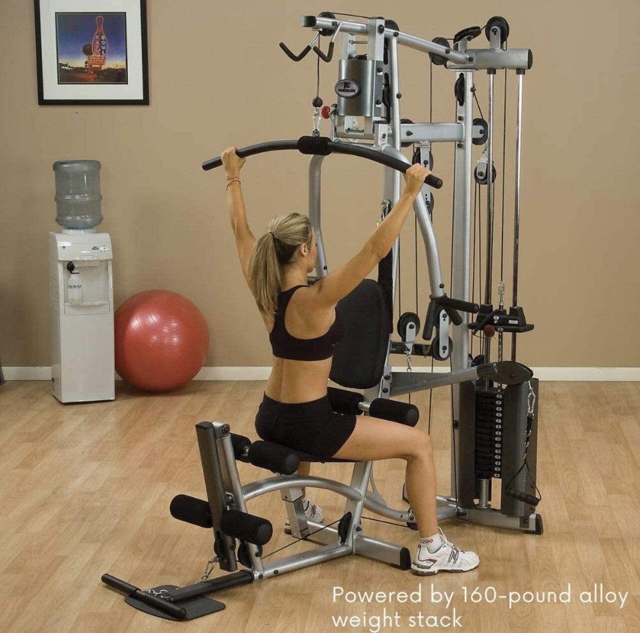 Body-Solid Powerline P2LPX Home Gym Equipment with Leg Press, Grey/Black Body-Solid
