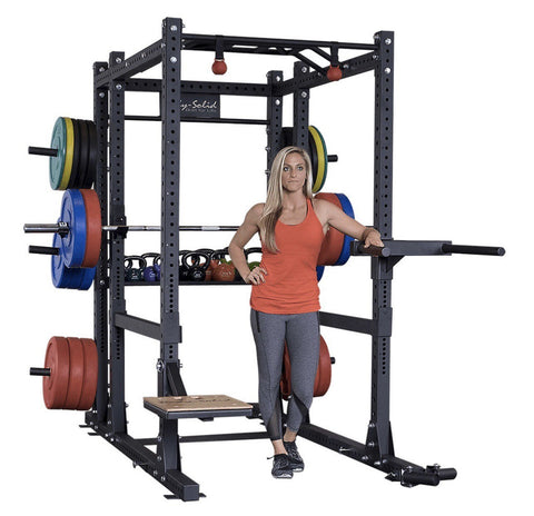 Body-Solid Pro ClubLine SPR1000 Power Rack Gym Package Body-Solid