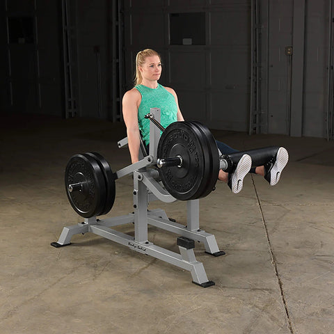 Body-Solid Leverage Leg Extension Plate Loaded Pro Clubline Commercial LVLE Body-Solid