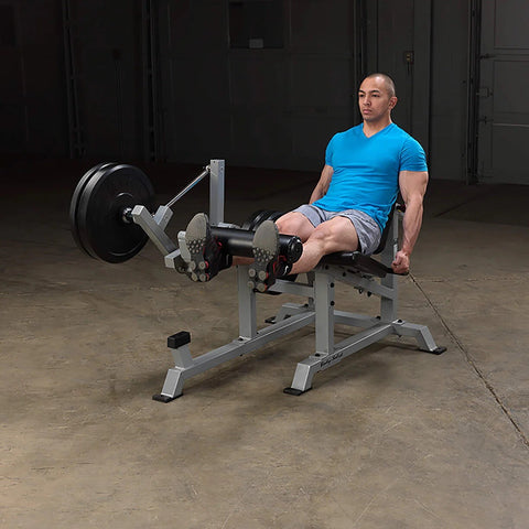Body-Solid Leverage Leg Extension Plate Loaded Pro Clubline Commercial LVLE Body-Solid