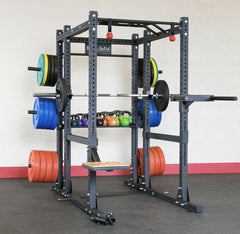 Body-Solid Pro ClubLine SPR1000 Power Rack Gym Package