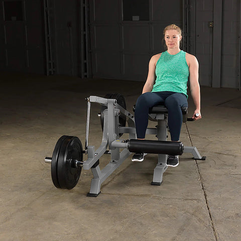 Body-Solid Leverage Leg Extension Plate Loaded Pro Clubline Commercial LVLE Body-Solid