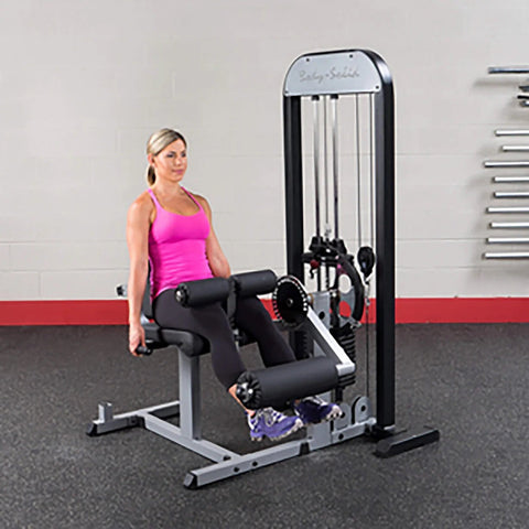 Body Solid Leg Extension and Leg Curl Machine - Gray (GCEC-STK) Body-Solid