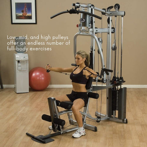 Body-Solid Powerline P2LPX Home Gym Equipment with Leg Press, Grey/Black Body-Solid