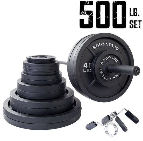 Body-Solid GPR400 Power Rack with Functional Trainer and Weight Set Body-Solid