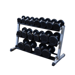 3 Tier Horizontal 48" Dumbell Rack