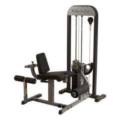 Body Solid Leg Extension and Leg Curl Machine - Gray (GCEC-STK)