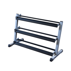 3 Tier Horizontal 48" Dumbell Rack