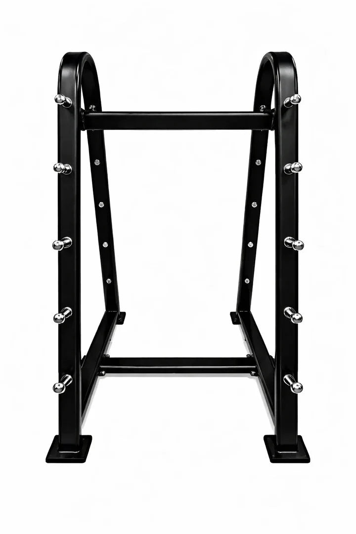 PCI-US2029 | 10-Piece Double-Sided Barbell Rack – Black
