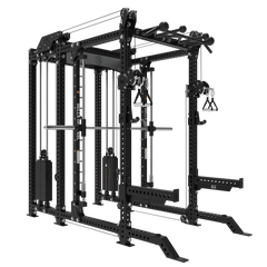 Smith Machine Rack - 6-Post with Kraken - Manticore (3" x 3", 1" Holes)