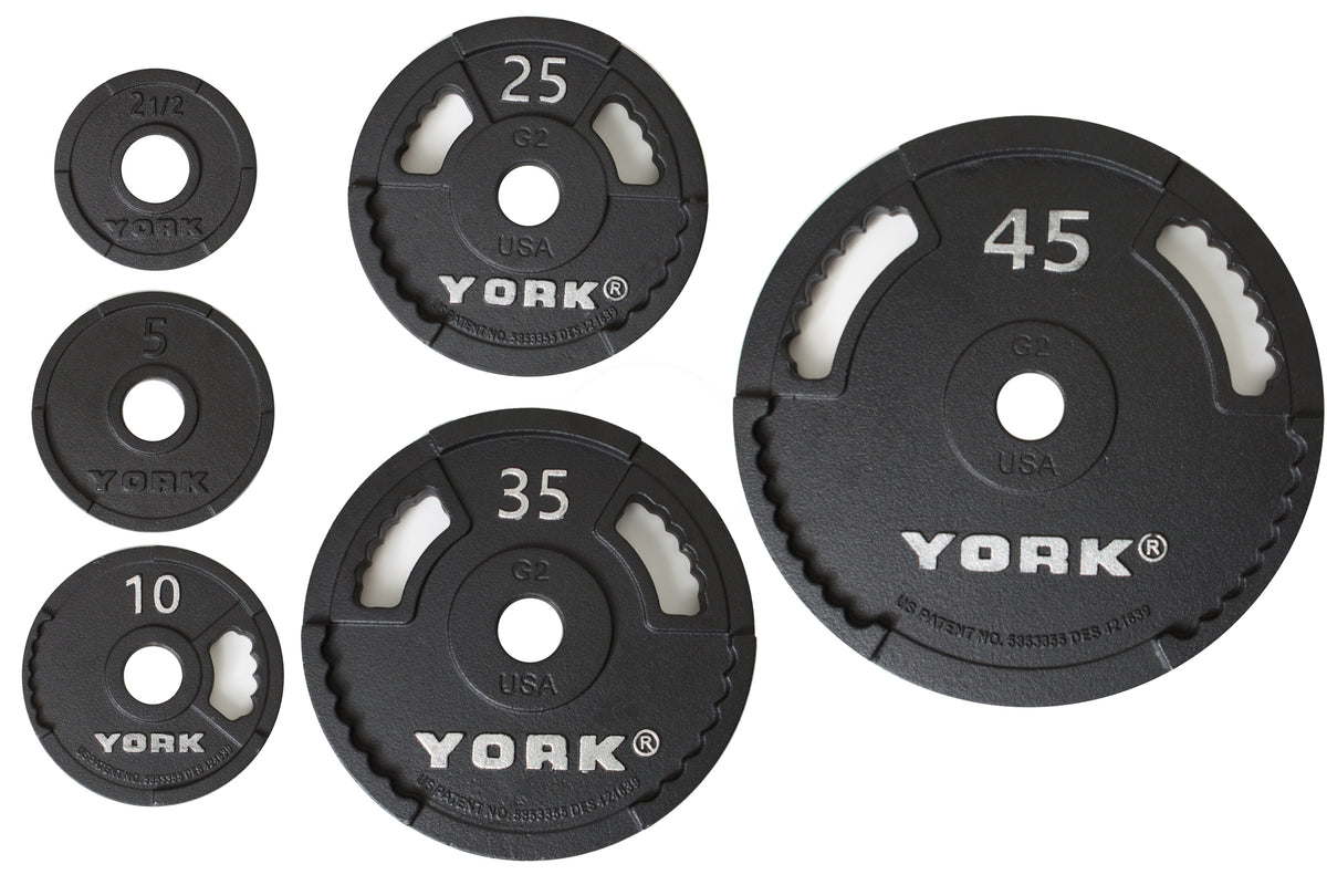 2" G-2 Cast Iron Olympic Weight Plate